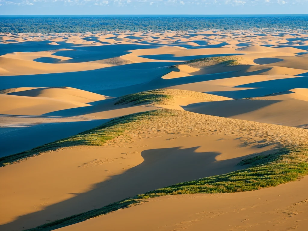 Sand dunes on the outterbanks of North Carolina.