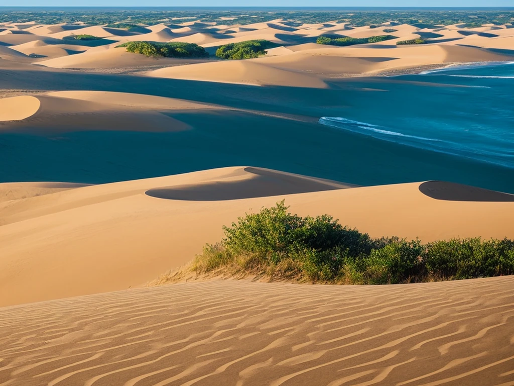Sand dunes on the outterbanks of North Carolina.