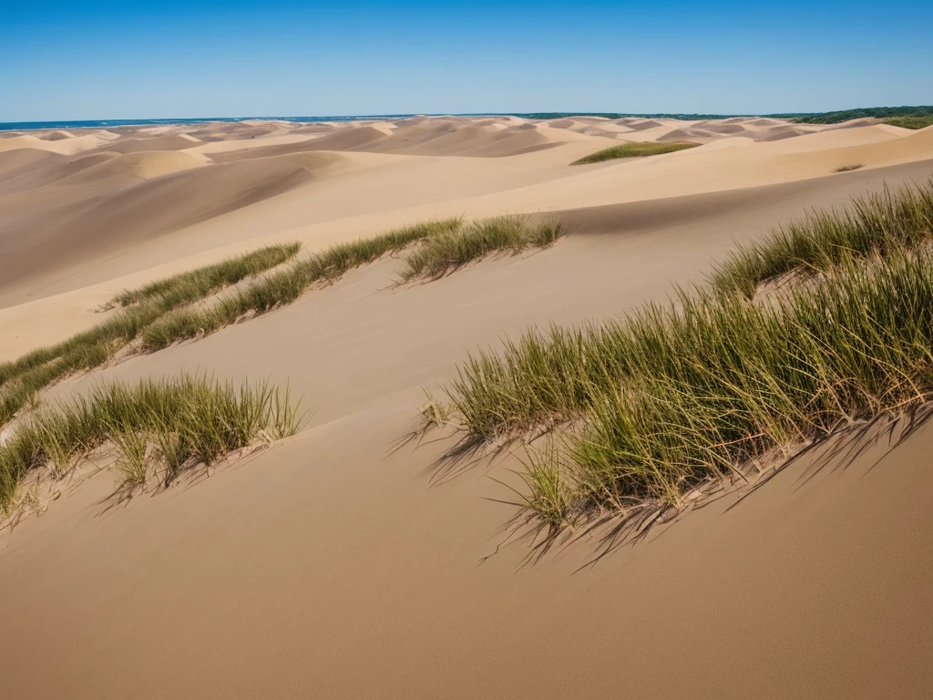 Sand dunes on the outterbanks of North Carolina.