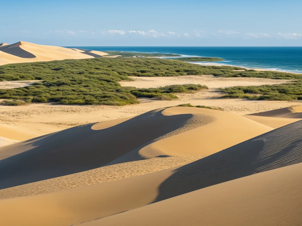Sand dunes on the outterbanks of North Carolina.