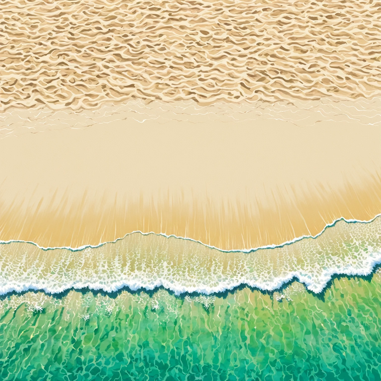 AERIAL VIEW, BEACH, SUMMER, SUN SHINE, BACKGROUND, DRAWING, WATER PAINTING