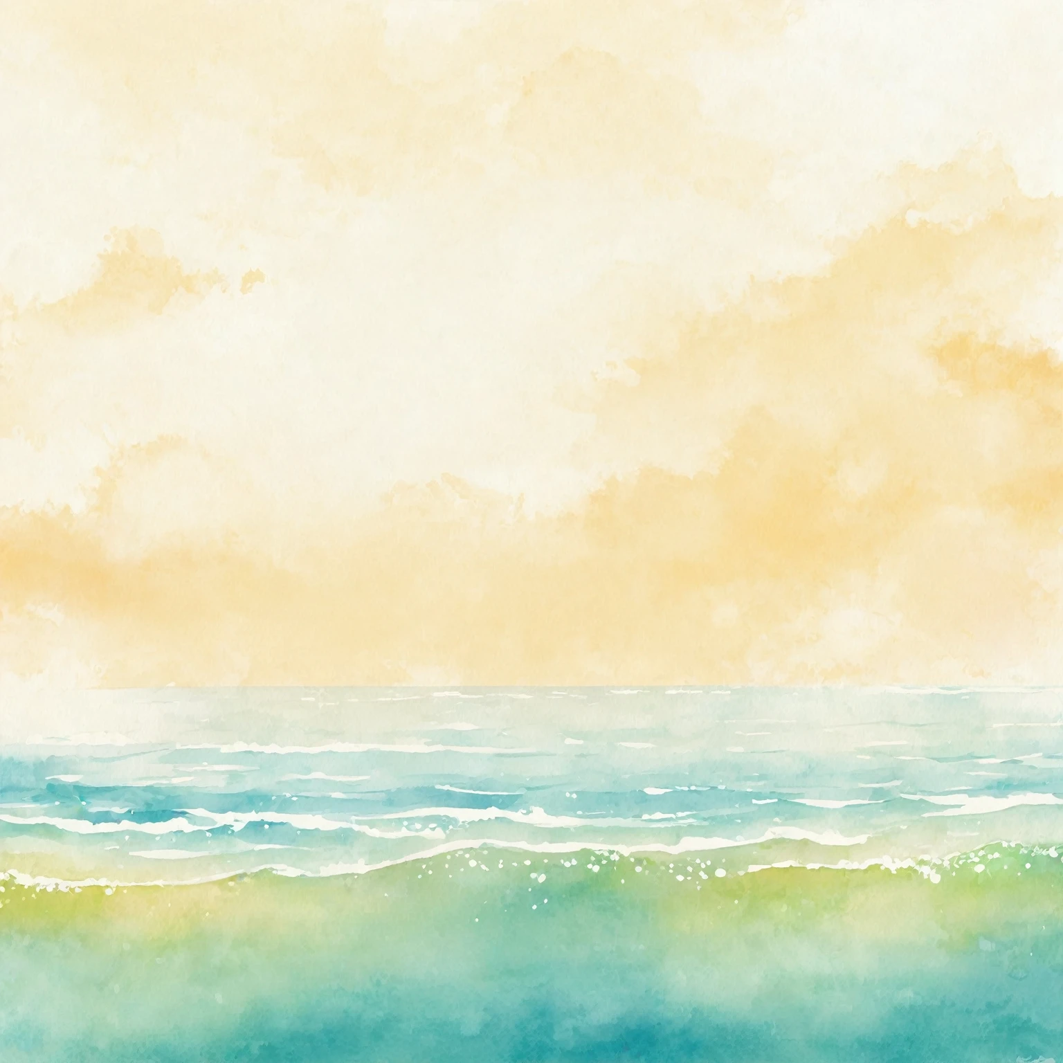 BEACH, SUMMER, BACKGROUND,   WATER PAINTING