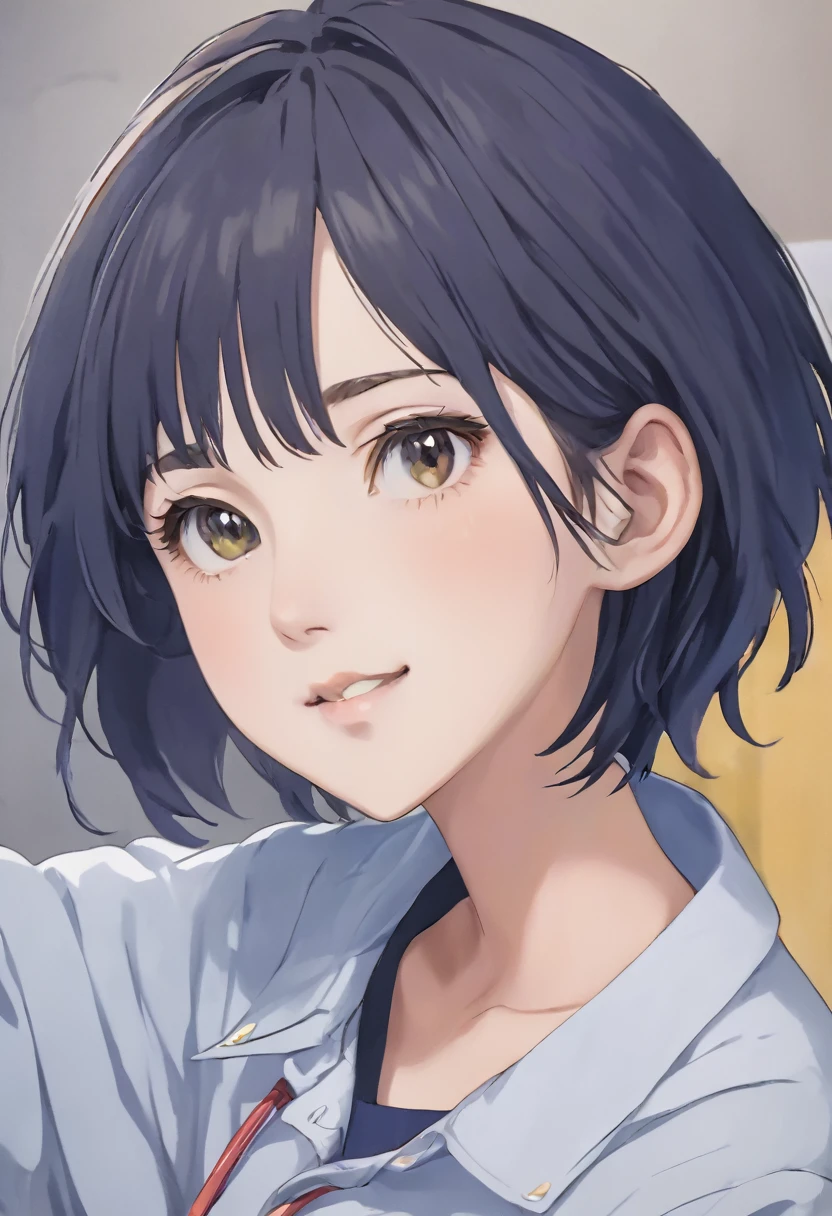 18-year-old,high school girl,prostitution,Beautifully detailed face and eyes, Intricate details, whole body,shiny navy hair, short hair, Parted bangs, Yellow Eyes, Large Breasts,Penetration Sex,Creampie Sex,whole bodyCovered in semen,Covered in semen,Massive ,Milky White,Climax,連続Climax,Shake your body,hazy consciousness,Pant voice,Whoops,Sex that gets messed up,Lift your hips,