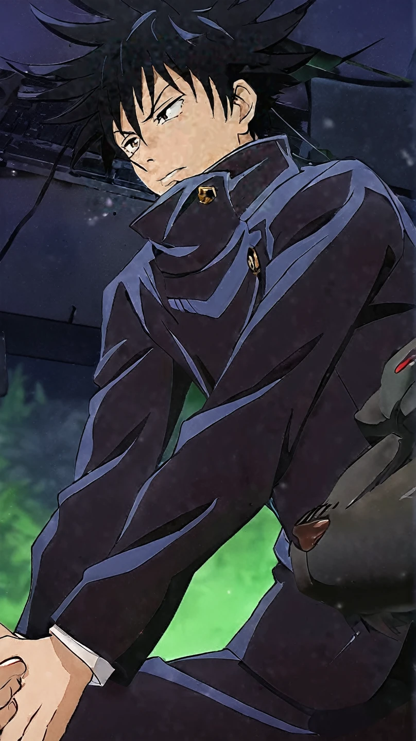 anime boy sitting at a desk with a computer and a plant, makoto shinkai. digital render, makoto shinkai style, makoto shinkai art style, young anime man, digital anime illustration, anime style 4 k, anime moe artstyle, digital anime art, high quality anime artstyle, handsome anime pose, detailed digital anime art