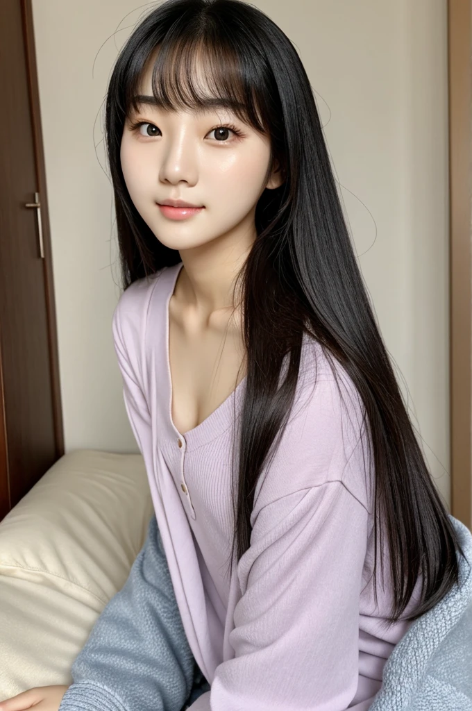Pretty face of a Korean girl age 23