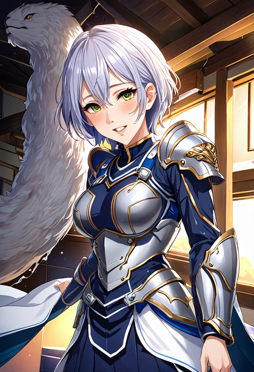 18-year-old,high school girl,armored dress,Beautifully detailed face and eyes, Intricate details, whole body,shiny navy hair, short hair, Parted bangs, Yellow Eyes, Large Breasts,Penetration Sex,Creampie Sex,whole bodyCovered in semen,Covered in semen,Massive ,Milky White,Climax,連続Climax,Shake your body,hazy consciousness,Pant voice,Whoops,Sex that gets messed up,Lift your hips,