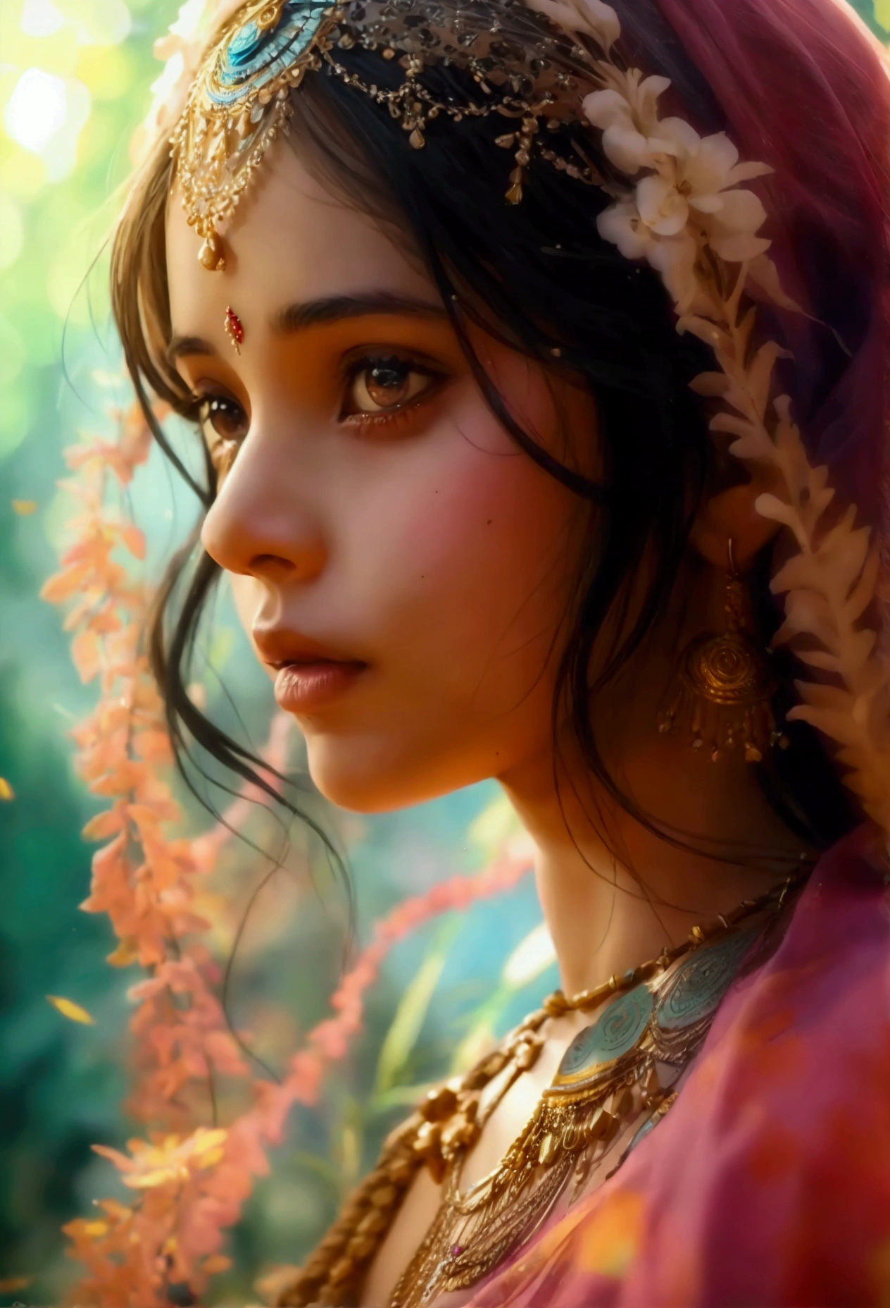 A beautiful naked indian girl