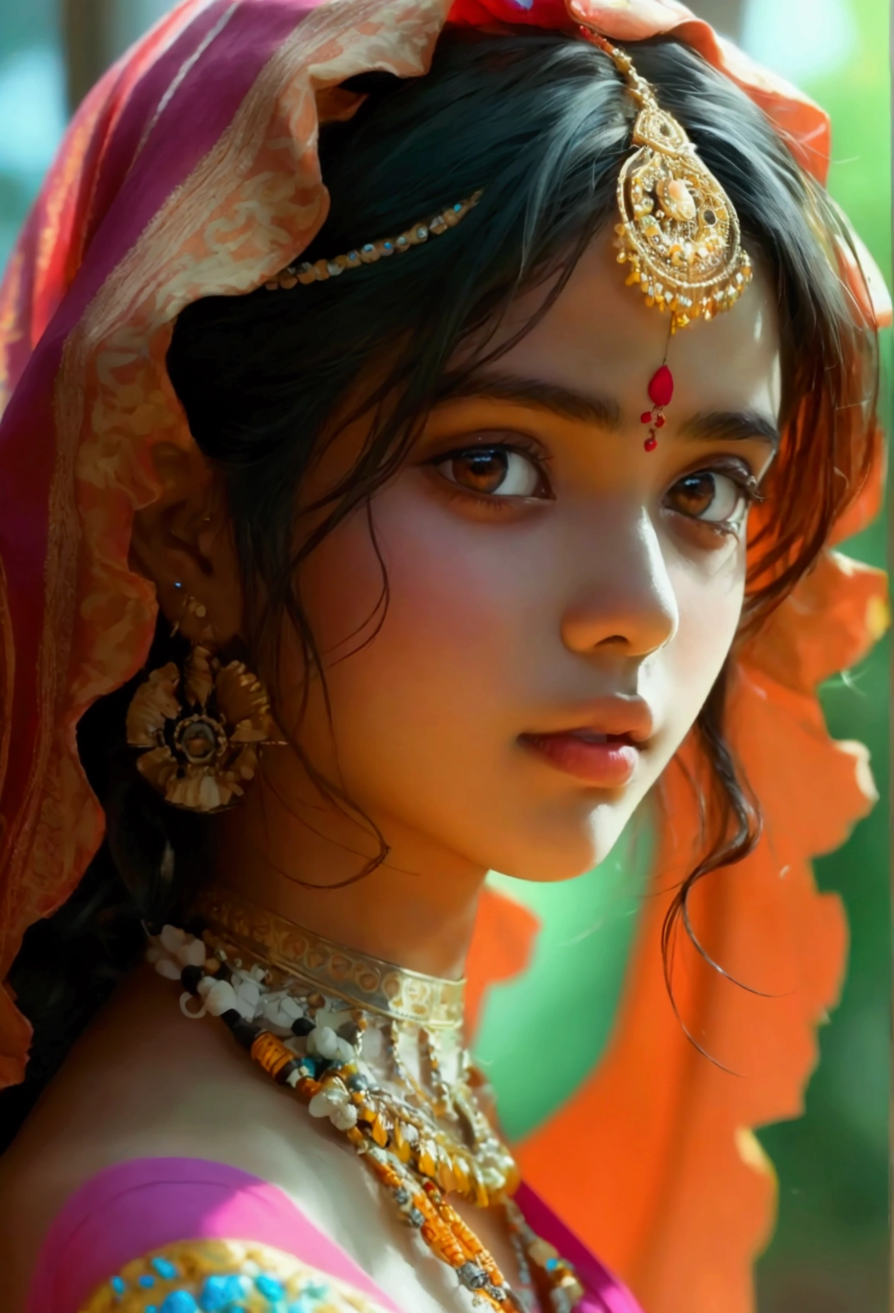 A beautiful naked indian girl
