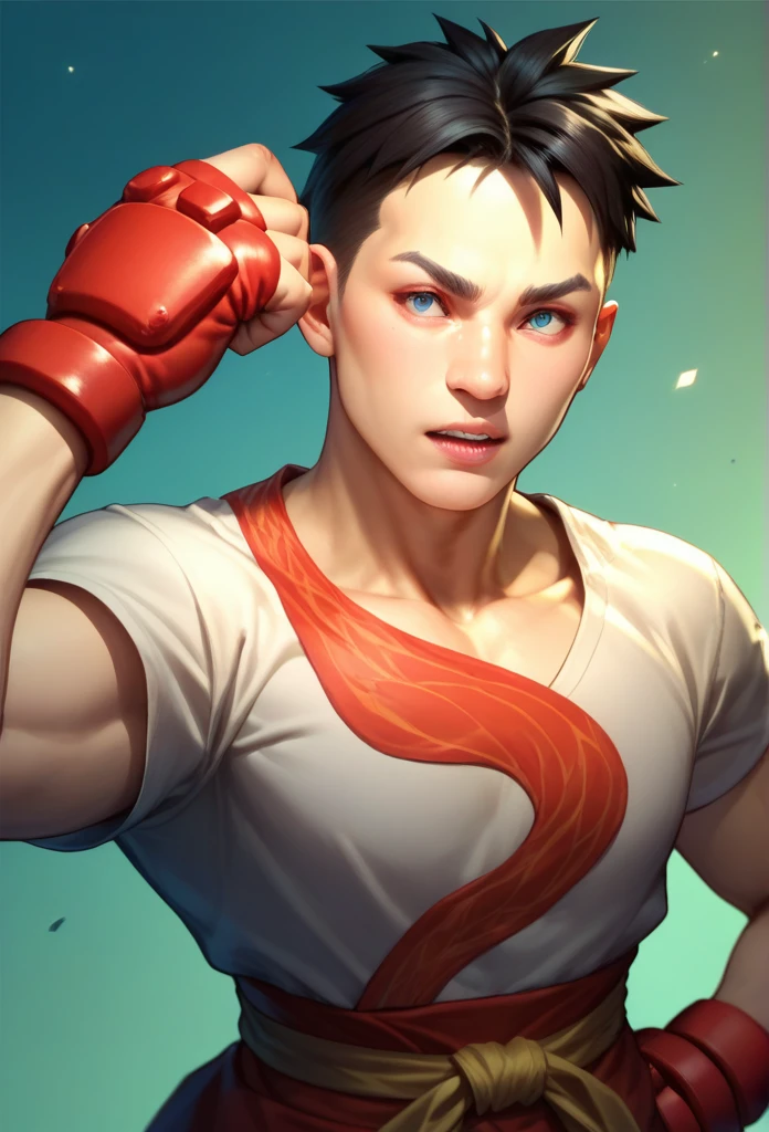 Create a dynamic and visually stunning illustration showcasing the powerful energy attacks of iconic Street Fighter characters colliding and interacting with one another, capturing their rivalries and power dynamics