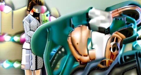 hospital, latex nurse suit,nurses,busty,gloves,labcoat,redhair woman, red eyes , gigantic  ,medical instruments,asian nurse,two nurses,speculum,examination room,oversize ,mask ,big ass ,strap on, lay on table ,legs spreaded,giving birth,gyno chair , dentist , big cock,pregnant