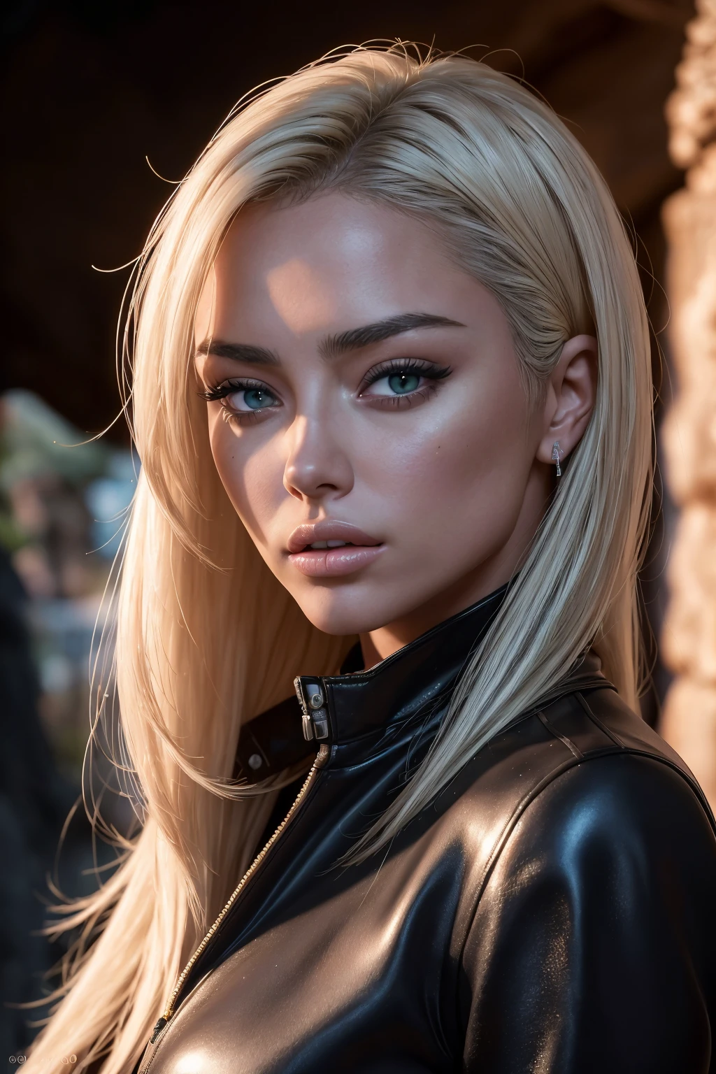 (Ultra-realistic), (full body view), 8k, Lucy Heartfilia, generous bust, Stunning deep cleavage. She has a 30DDD cup size. very huge tits, extraordinarily beautiful and enhanced portrait of Adriana Lima face. The image should capture her iconic beauty with vivid detail, emphasizing her mesmerizing clear eyes - either in shades of blue, green, or gray. Her features should be accentuated to exhibit an ethereal and almost surreal level of attractiveness. The portrait should focus on her stunning facial structure, captivating gaze, and the unique allure that she is renowned for. Ensure that the image radiates a sense of elegance, sophistication, and a subtly sexy aura, showcasing Adriana Lima in a way that is both awe-inspiring and artistically magnificent. very firm and big tits. generous bust, Stunning deep cleavage. She has a 30DDD cup size. modern white hair