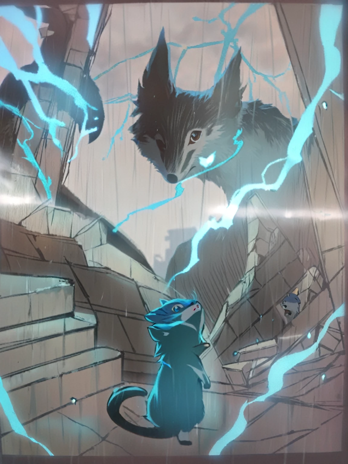 Rare Animals、Shadow、rain、thunderrain、thunder、ruins