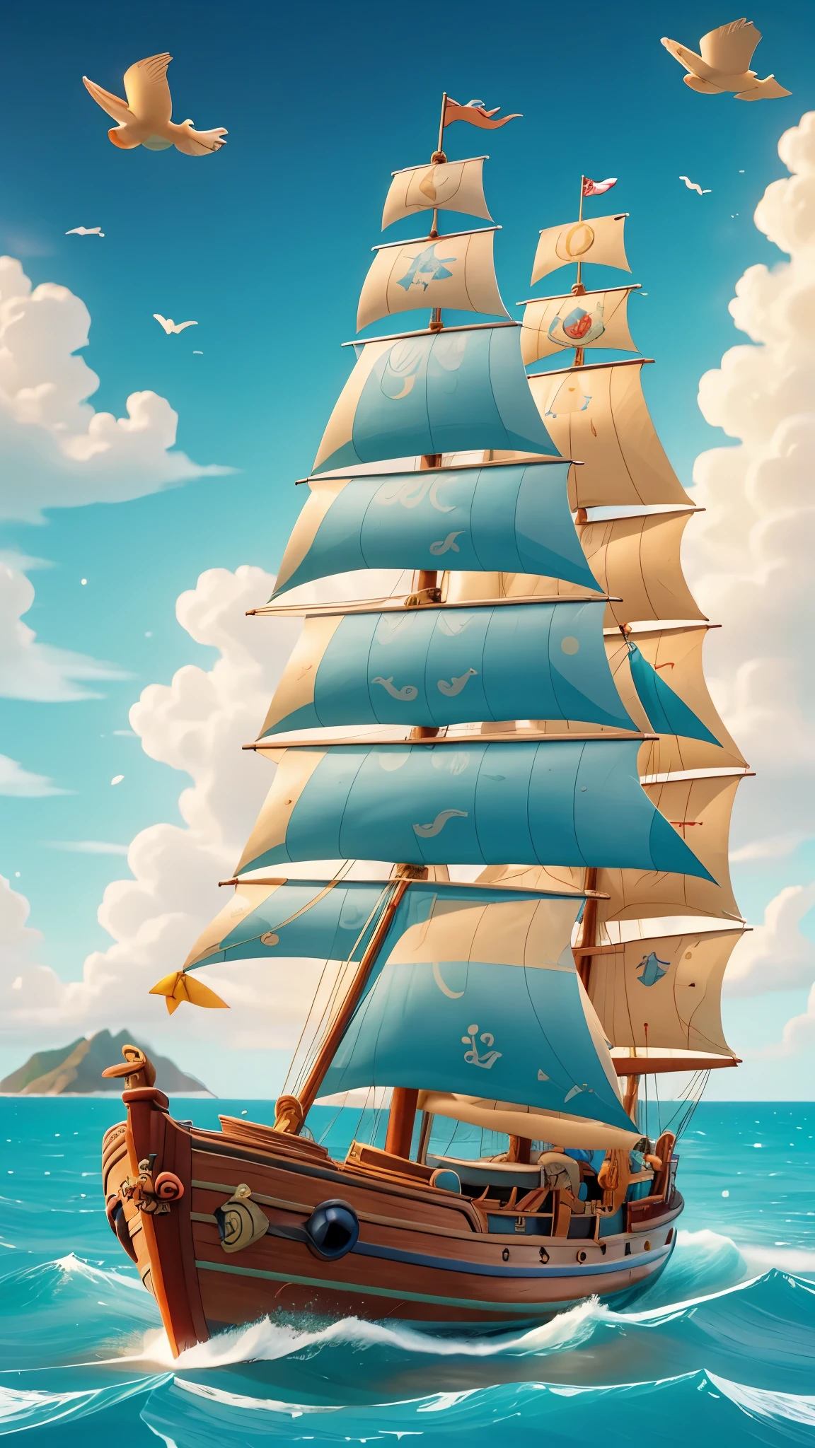 Captain Jacky sails the ocean blue,  
With his parrot Gosha, brave and true,  
Treasure maps and stars to guide,  
Adventures waiting far and wide!


Through the waves, Jacky steers,  
Facing dangers, conquering fears,  
With Gosha perched by his side,  
On the Seven Seas, they glide.


Yo ho ho, let's go, Captain Jacky,  
Gosha squawks, the sea's so wacky,  
Treasure hunts and tales untold,  
Jacky’s journey, brave and bold!


Island hopping, finding clues,  
Pirate code, they never lose,  
Hidden caves and secret doors,  
Every day brings more and more.


Yo ho ho, let's go, Captain Jacky,  
Gosha squawks, the sea's so wacky,  
Treasure hunts and tales untold,  
Jacky’s journey, brave and bold!


Stormy skies and winds a-blowing,  
But Jacky and Gosha keep on going,  
With their crew, they'll never fail,  
Set the course, and lift the sail!


Yo ho ho, let's go, Captain Jacky,  
Gosha squawks, the sea's so wacky,  
Treasure hunts and tales untold,  
Jacky’s journey, brave and bold!

Captain Jacky sails the ocean blue,  
With his parrot Gosha, brave and true,  
Treasure maps and stars to guide,  
Adventures waiting far and wide!