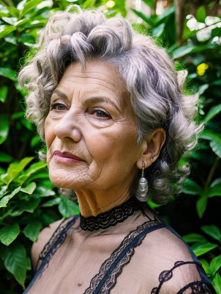 day, bright lights, old granny Sixty years old, posing in bright garden, she weard Red lace bodysuit, older beauty, jaw dropping mature older beauty, attractive grandma, a gorgeous silver curly hair, beautiful old grandma, older mature grandma, gorgeous beautiful grandma over 80 years old, beautiful silver grey hair grandma, a beautiful old grany,
