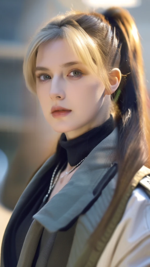Best quality, artwork, eye reflection, Best quality, artwork, mercy eye reflection, alone, perfect sculptural body, blonde, Overwatch mercy style hairstyle, green eyes, two arms, clothes with tomb raider style neckline, utilitarian belt, alone, control room, 8k, artwork, high resolution, absurdities, natural volumetric lighting and better shadows, deep depth of field, sharp focus, dirty face, super hot, medium breasts, warhammer elements 40k , hyper detailed scenery, Goddess