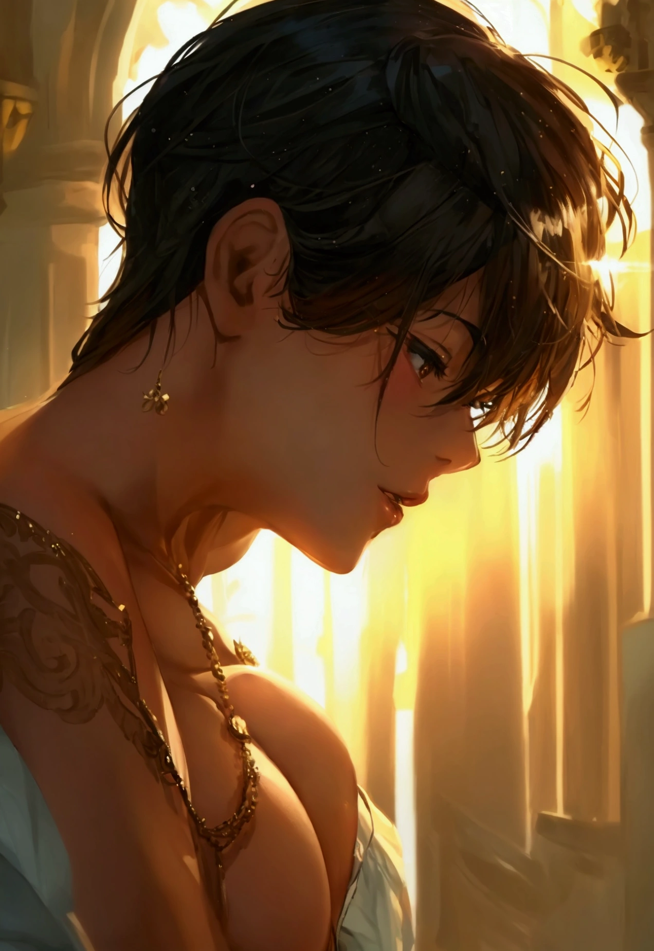 Full breasts,Sexy Beauty,Handsome man,Pretty perky butt