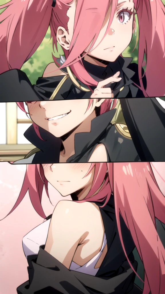 (((Milimnava))), Demon Lord, pink hair, twintails, Tensura