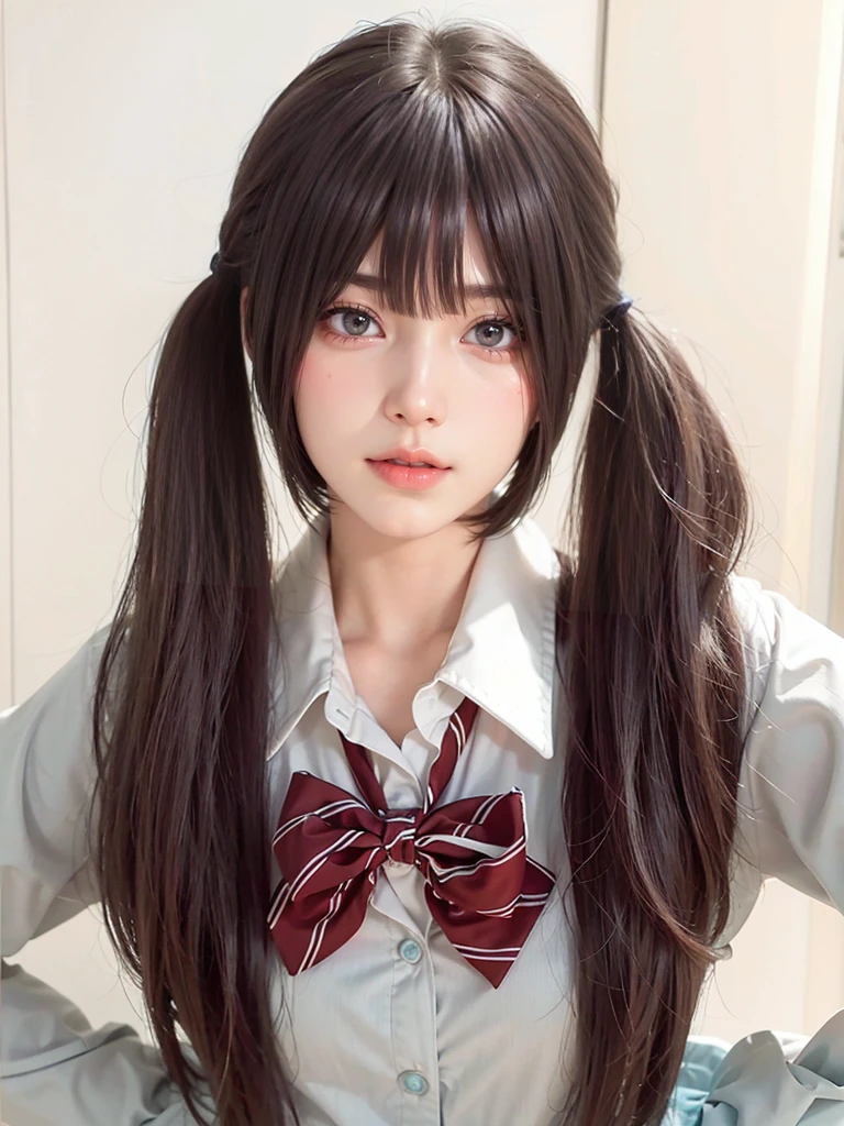 Office Culture,Image gallery,Upper body close-up,A girl who dresses very conservatively,She is the most beautiful girl here,The picture is very realistic,(Very detailed),Add details,再Add details,(Extremely realistic skin texture),Increases skin texture,The sun shines,,The picture became more three-dimensional.,Hair Enhancements。