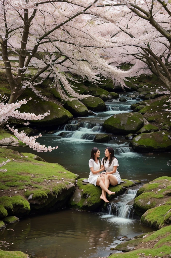 Embrace the beauty of nature with your best friend! Imagine sitting beside a serene brook in Blossom Valley, surrounded by blooming cherry blossoms and the soothing sounds of spring. T
