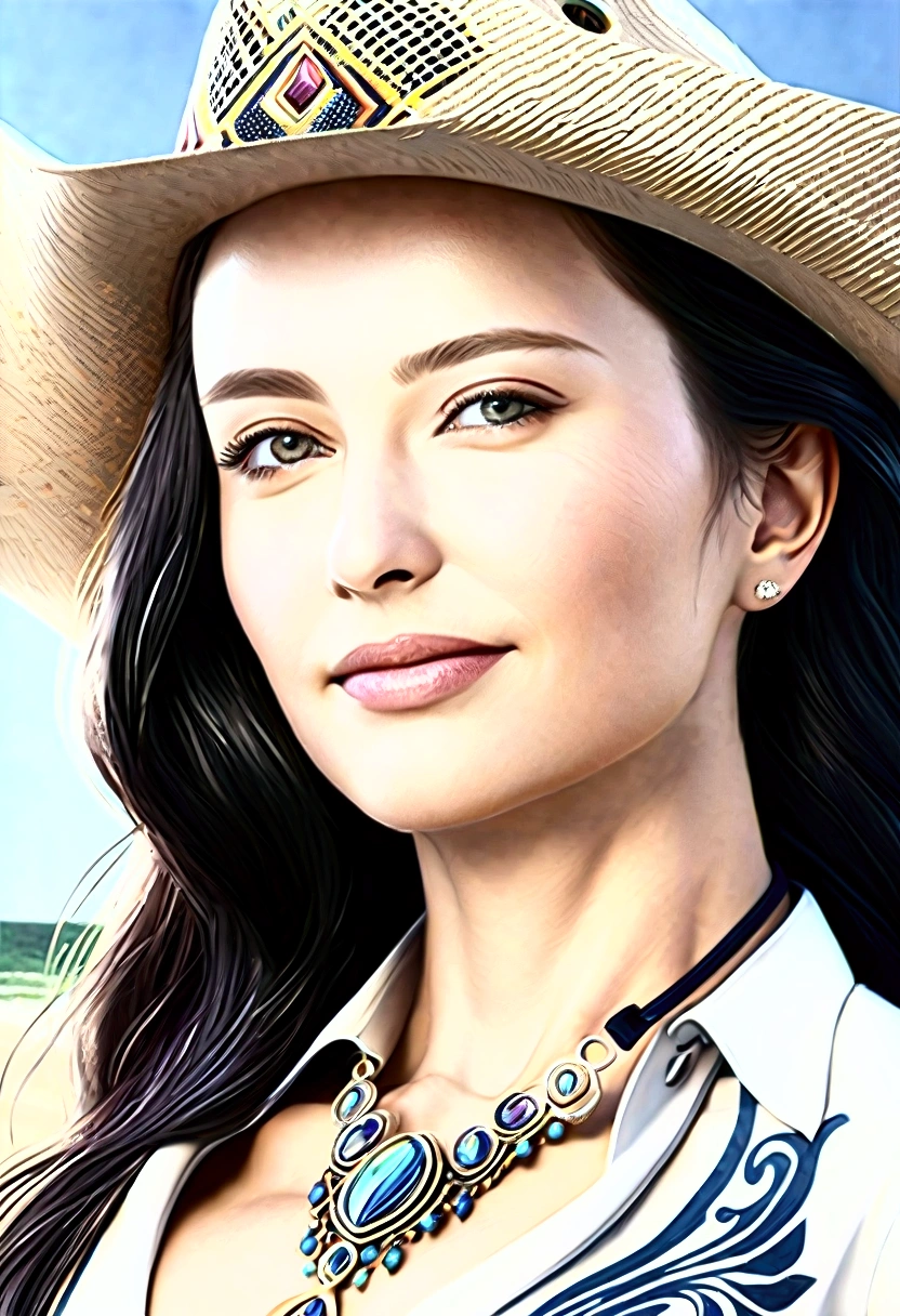 ((Masterpieces with up to 16K resolution:1.6)),Highest quality,it is really amazing,Very detailed,Ultra-high resolution,(Real:1.5),(Realistic:1.5),Increased depth of field,Cinematic Light,
Elegant mature woman,
Long black hair,(Exquisitely detailed face:1.5),Face with a gentle expression,Translucent white skin,Very sensitive skin,Great proportions,Anatomically correct body,
Sexy bikini swimwear,Artistic design,Beautiful and detailed pattern,Detailed fabric texture,Gorgeous necklace,
Coastal landscape at dusk,Dark clouds and dark sky,delay々Continuing sandy beach, Deserted Beach,Dark sea surface,
(Cowboy Shot:1.6),