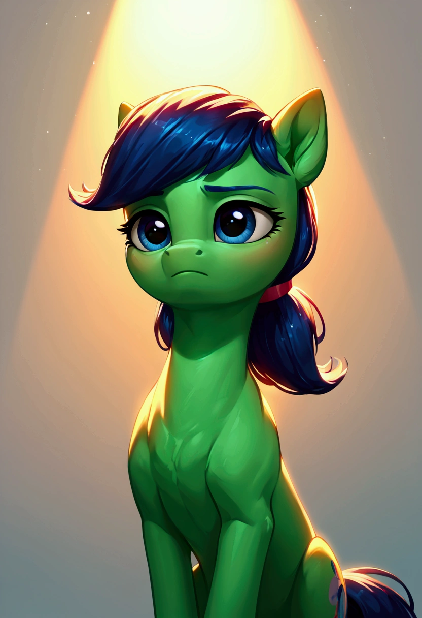 score_9,score_8_up,score_7_up,score_6_up, ((my little pony)), radiant lighting, vibrant colors, whimsical atmosphere, 8K, high resolution, highly detailed, masterpiece, (stern look), ((pony body)), (((Marinette Dupain-Cheng)))