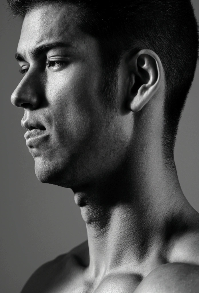profile、Muscular、male