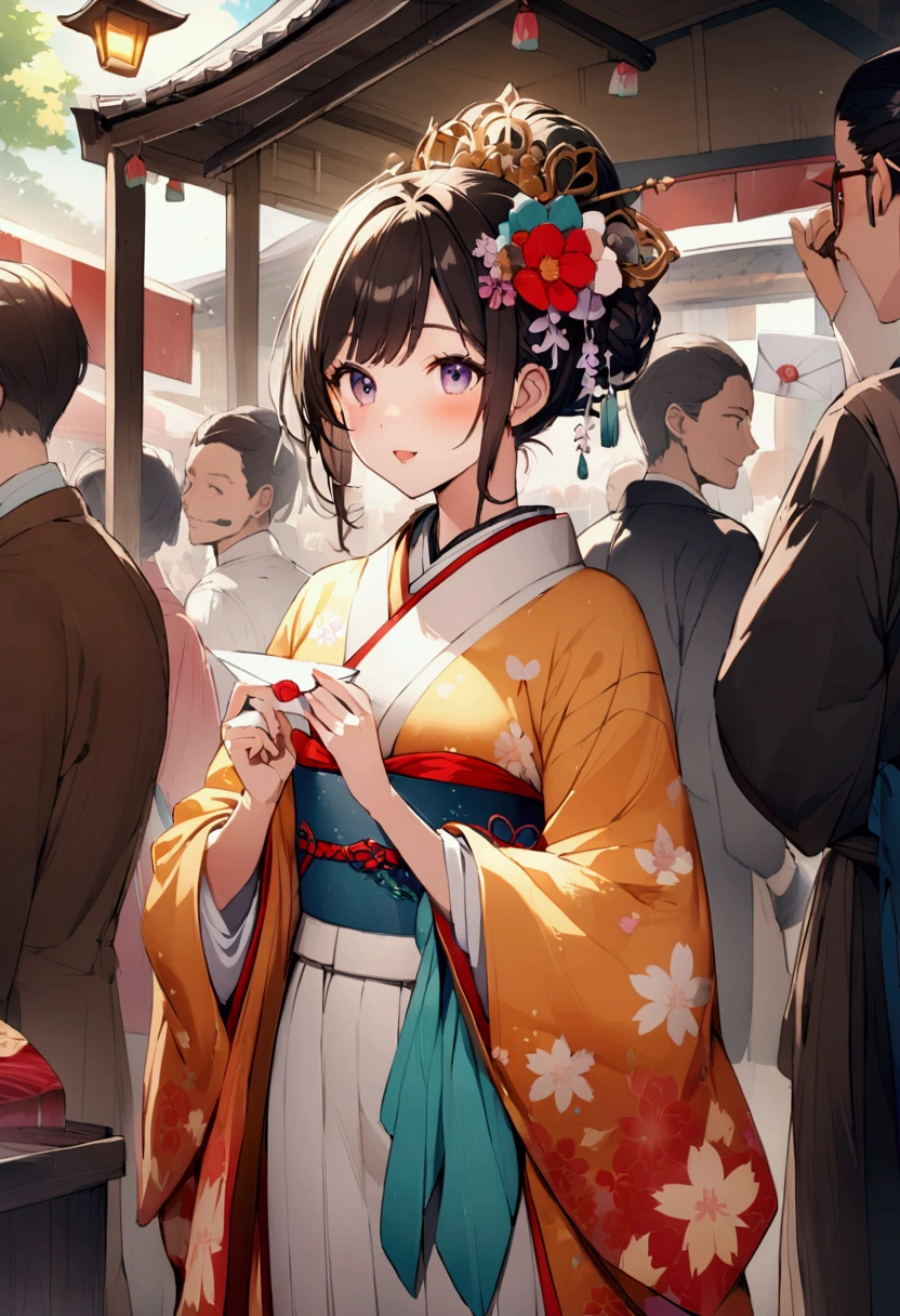 letter、きれいなletter、Japanese、stall、Festivals、Elegant