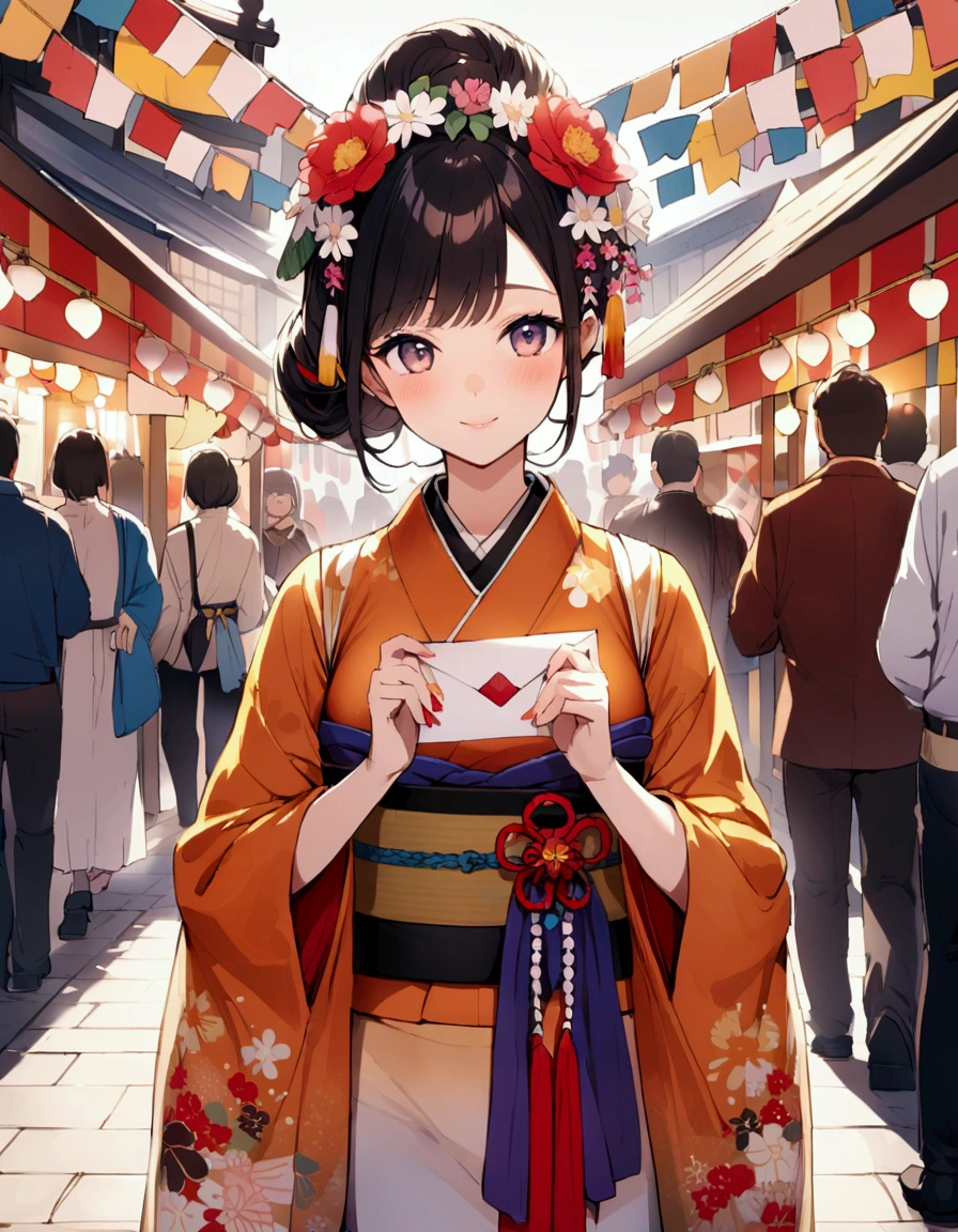 letter、きれいなletter、Japanese、stall、Festivals、Elegant