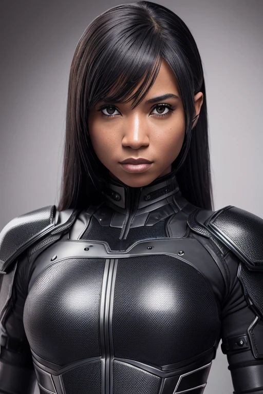 (tawny newsome:1.2), (black skin:1.2), (liquid metal girl sttldunf uniform:1.2),Borg (Liquid Metal sttldunf uniform:1.2) being (((gray skin veins metal armor Borg))) ballgag, leather catsuit, belt, lying, prisoner, (best quality,4k,8k,highres,masterpiece:1.2),ultra-detailed,(realistic,photorealistic,photo-realistic:1.37),dark moody lighting,dramatic chiaroscuro,cinematic, (portrait:1.2)
