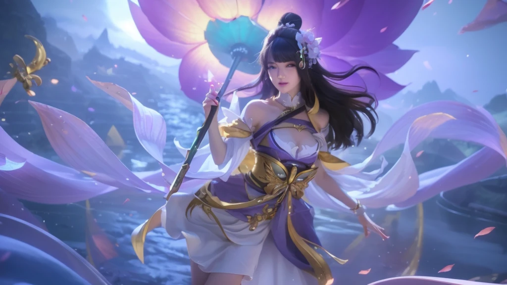 ((Best quality, 8k, Masterpiece :1.3)), upper bod y, Sharp focus : 1.2, Beautiful woman with perfe ct figure, Highly detailed facial and skin textur e, Detailed eyes, Double eyelids, Interior view, f erpect lighting, Glowing skin,