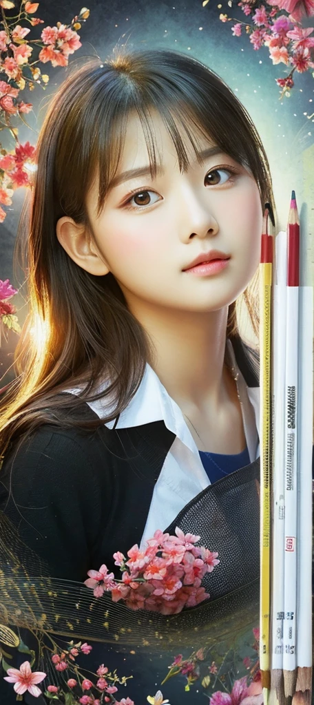 Pencil art beautiful original background original face