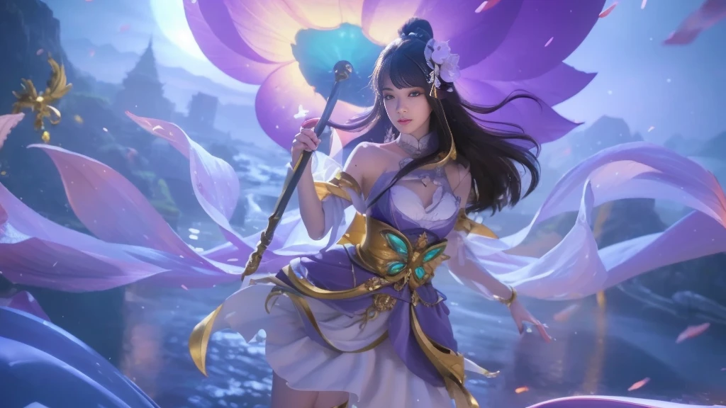 ((Best quality, 8k, Masterpiece :1.3)), upper bod y, Sharp focus : 1.2, Beautiful woman with perfe ct figure, Highly detailed facial and skin textur e, Detailed eyes, Double eyelids, Interior view, f erpect lighting, Glowing skin,
