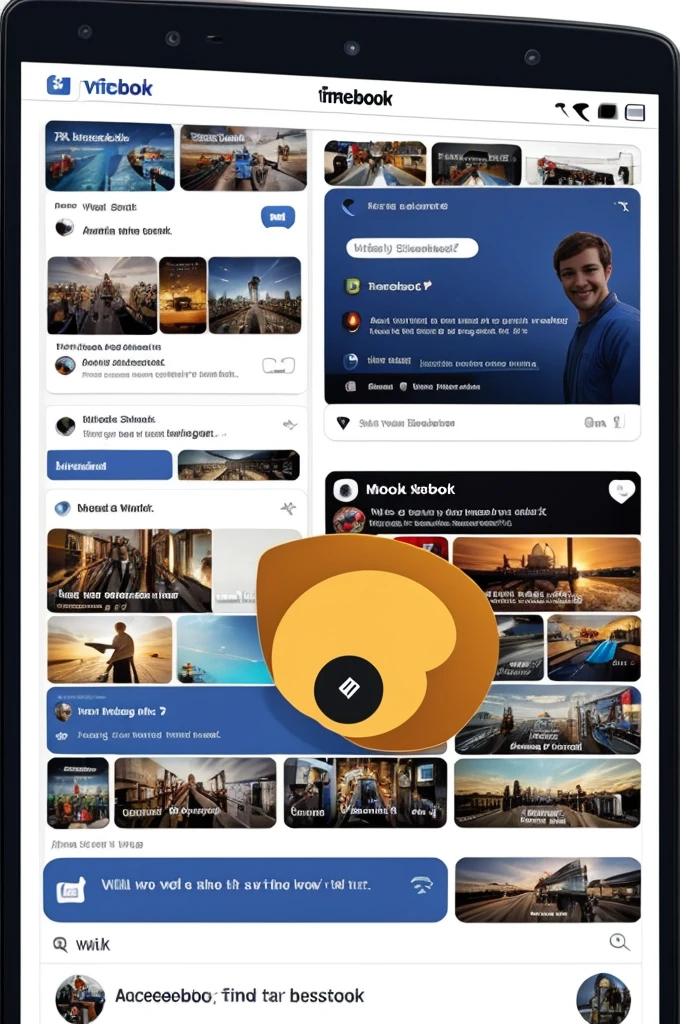 Facebook,  Twitter,Instagram and Pinterest Online Entertainment for Individual