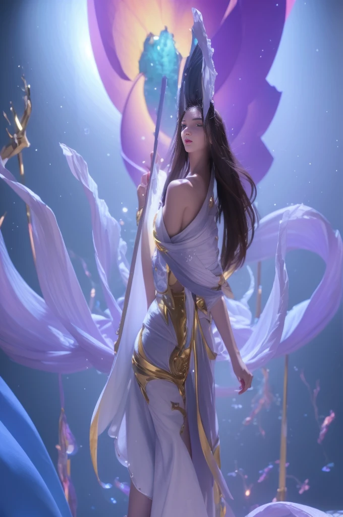 ((Best quality, 8k, Masterpiece :1.3)), upper bod y, Sharp focus : 1.2, Beautiful woman with perfe ct figure, Highly detailed facial and skin textur e, Detailed eyes, Double eyelids, Interior view, f erpect lighting, Glowing skin,