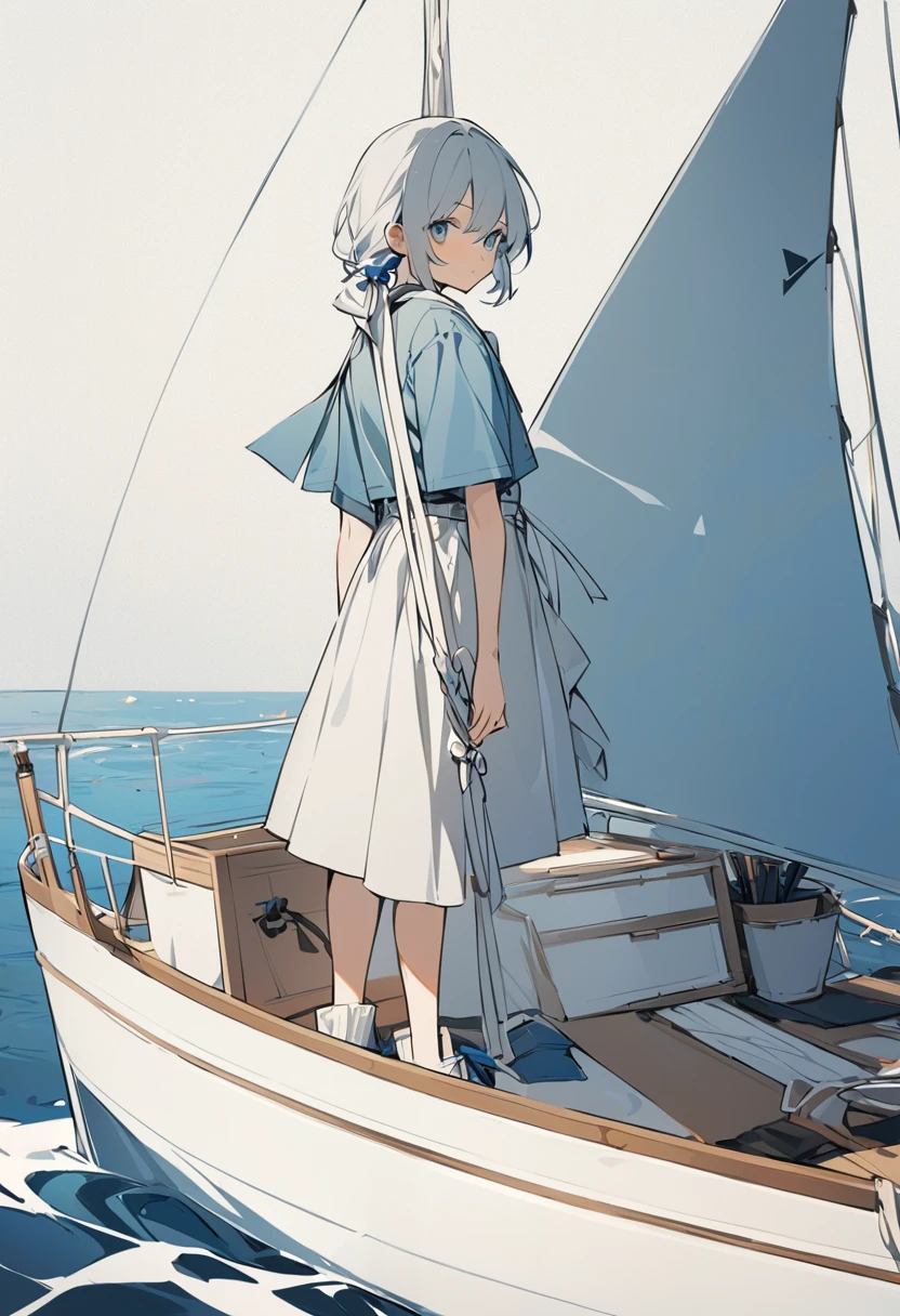 youth,sailboat,Set sail,flat,Simplicity,突出youth