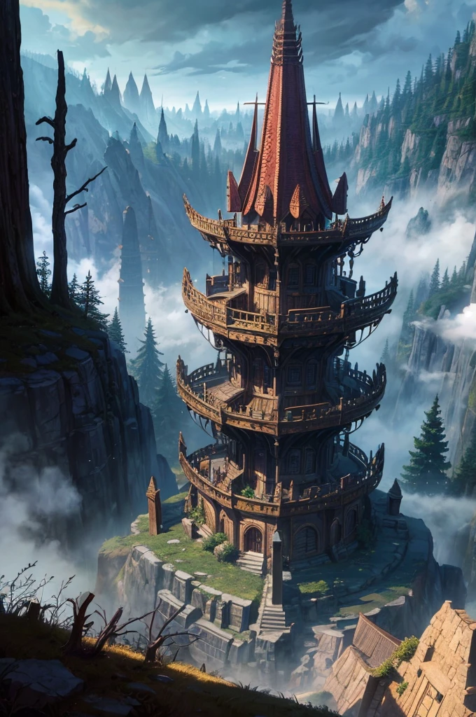 Tabletop role playing game map, A village surrounded by dense and mysterious forests, high quality, Incredible details and engaging atmosphere. Add dramatic lighting elements and shadows to increase the immersion of your scene. This road leads to a village