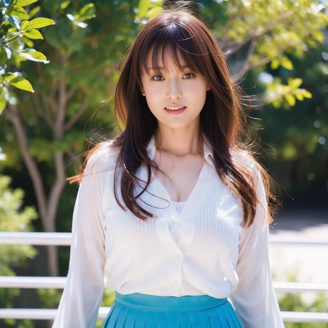 (1 Girl), (Sexy Looks:1.5), (Flat Chest:1.3), (Very detailed目, Very detailed顔), (超Realistic, High resolution), (Highest quality:1.4), (super high quality), Realistic skin texture, RAW Photos, (Realistic, Photorealistic:1.37), Very detailed, Professional photography, (school uniform, Pleated skirt:1.3), (look at me), (School, classroom), ((Meet face to face:1.4)), (From below:1.3), Realistic private parts, Lace panties, Japanese 、超Highest quality、masterpiece、超High resolution、Written boundary depth、(Photorealistic:1.4)、(Award-winning photo、信じられないほどのmasterpiece:1.3) 、RAW Photosgraphy、Golden Ratio、Very detailedな CG Unity 8k 壁紙、Detailed and complex、original、High resolution、RAW Photos、(Perfect figure)、Detailed and complex、Digital single-lens reflex camera、Soft Lighting、(Blur background people:1.1)、Sigma 85mmF/1.4、50mm Lenac Lighting、Hmph、Hyper Real、Color Grade, Rear View,From below:1.3)