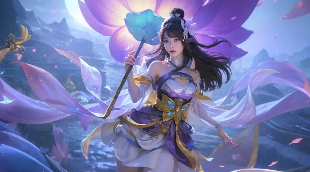 ((Best quality, 8k, Masterpiece :1.3)), upper bod y, Sharp focus : 1.2, Beautiful woman with perfe ct figure, Highly detailed facial and skin textur e, Detailed eyes, Double eyelids, Interior view, f erpect lighting, Glowing skin,