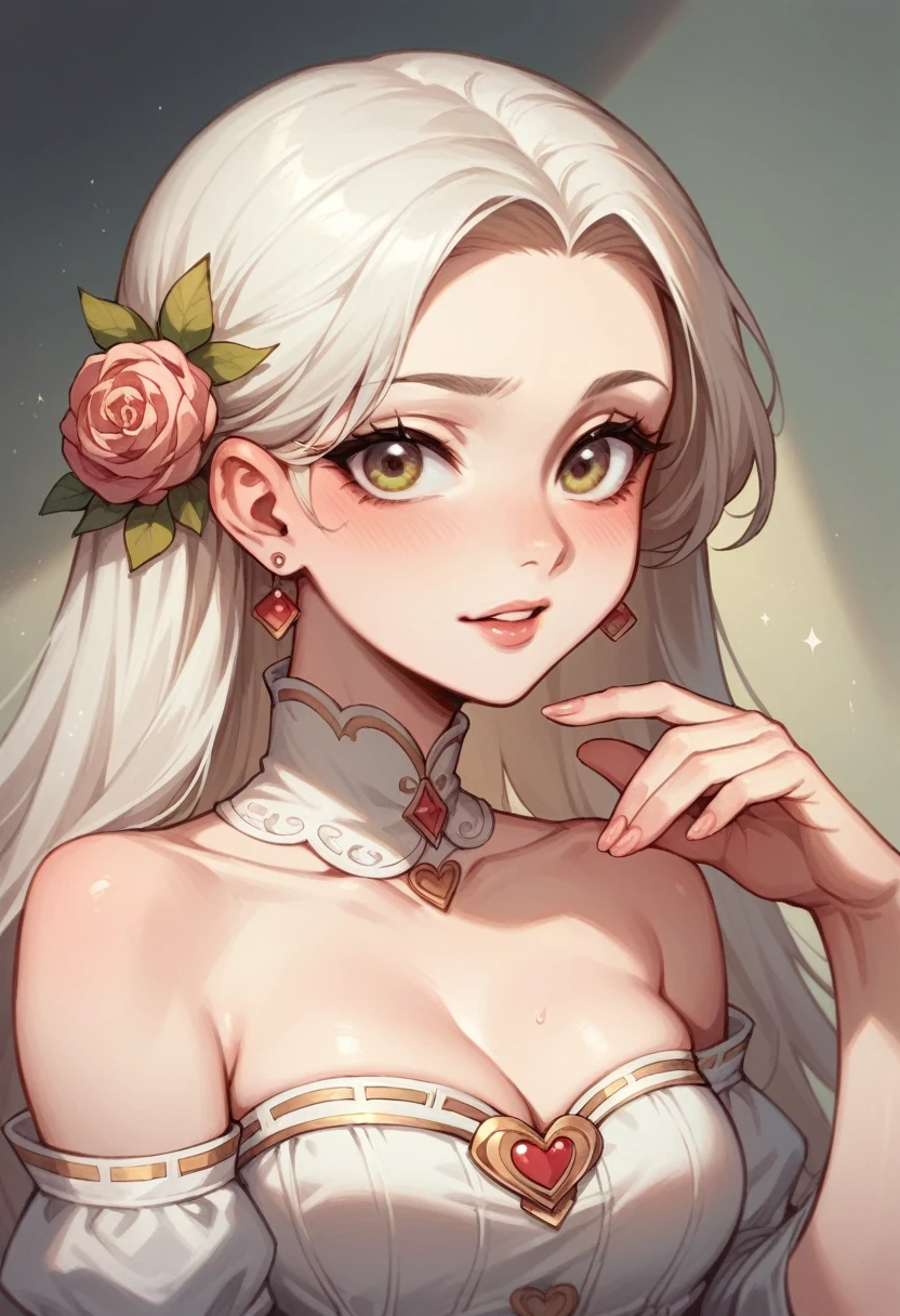 Personagem mulher estilo atompunk Fiona rainha Anna de Arendelle com marcas de guerras Imagem de desenho animado de uma mulher .Ilustra??o estilo desenho animado, estilo de arte dos desenhos animados, estilo de arte dos desenhos animados, digital illustration style, estilo atompunk design de personagens altamente detalhado, arte digital detalhada coragem, Forest fan art, Design de personagens de retrato, beautiful digital illustration, retrato de alta qualidade, Arte em quadrinhos, mulher jovem cabelo com transas lindas . Queen Anna of ArendelleBeautiful lined eyes Medium large bust and wonderful sexy clothes. image expression of sexual desire from waist to head illustration Queen Anne of Arendelle atompunk style Fallout 4 style pose a close-up of a woman with a flower in her hair, obras de arte no estilo de guweiz, extremely detailed digite germe, digite germe. alto detalhe, style digite germe, digite germe. anime illustration, digite germe portrait, modelo uniforme | digite germe, digite germe and rossdraws playboy 