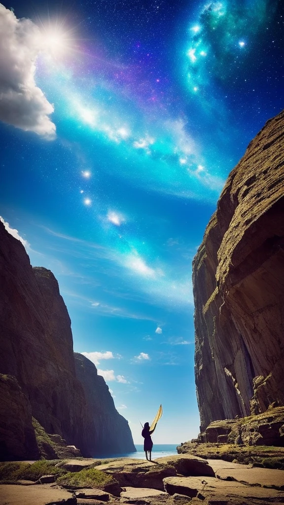 I am a thought thrown into the wind,
an ink stain on the skin of the sky,
a timeless note in the eon of whispers,
that tremble on the strings of the cosmic harp.