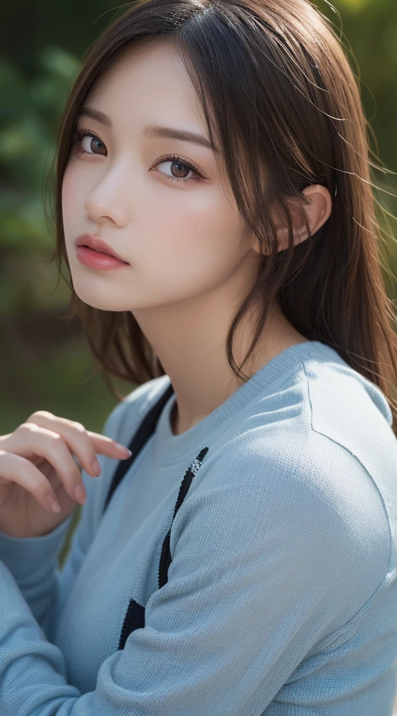 masutepiece, Best Quality, Illustration, Ultra-detailed, finely detail, hight resolution, 8K Wallpaper, Perfect dynamic composition, Beautiful detailed eyes, fitness wear, Natural Color Lip,