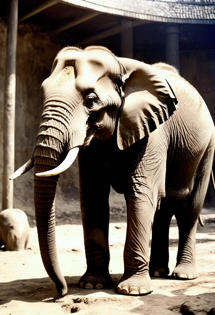 During World War II, the first bomb, dropped on Berlin, killed the only elephant in the Berlin Zoo.