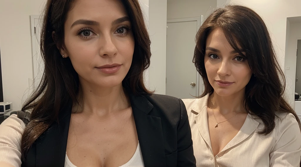 Business Lady,  35 years, very beautiful and self-sufficient . with a neckline