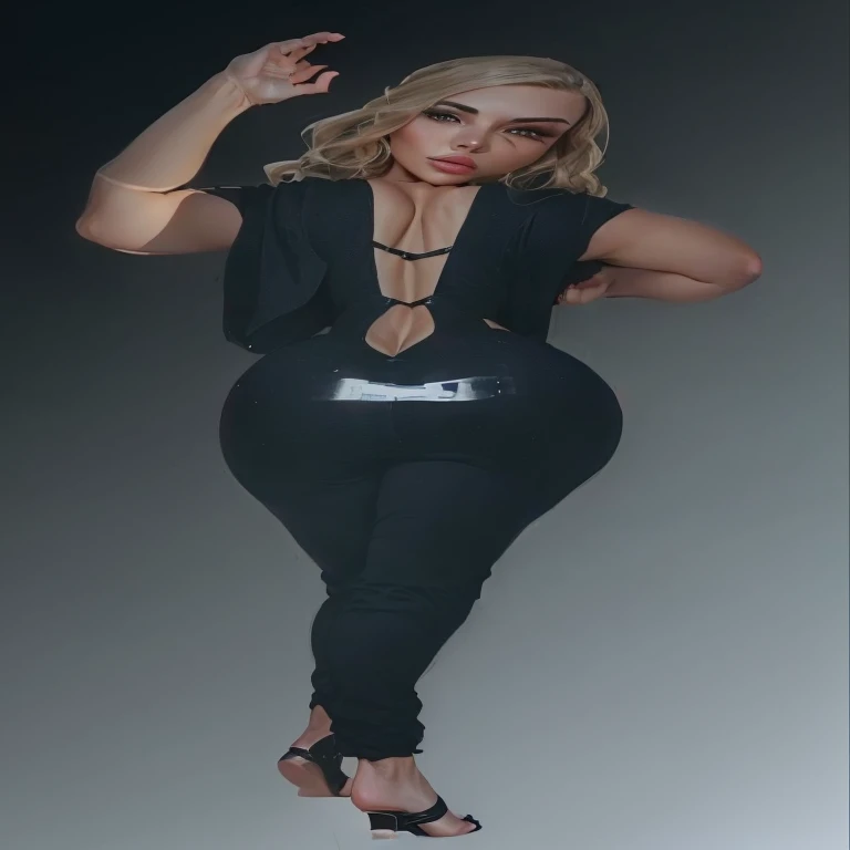 arafed woman in black jumpsuit posing for a picture, full body picture, centered full body rear-shot, zoomed out full body, distant full body view, fullbody photo, full body in view, full body close-up shot, full body photo, full body;, full body female, full body portrait shot, photo from the back, curvy and bow
