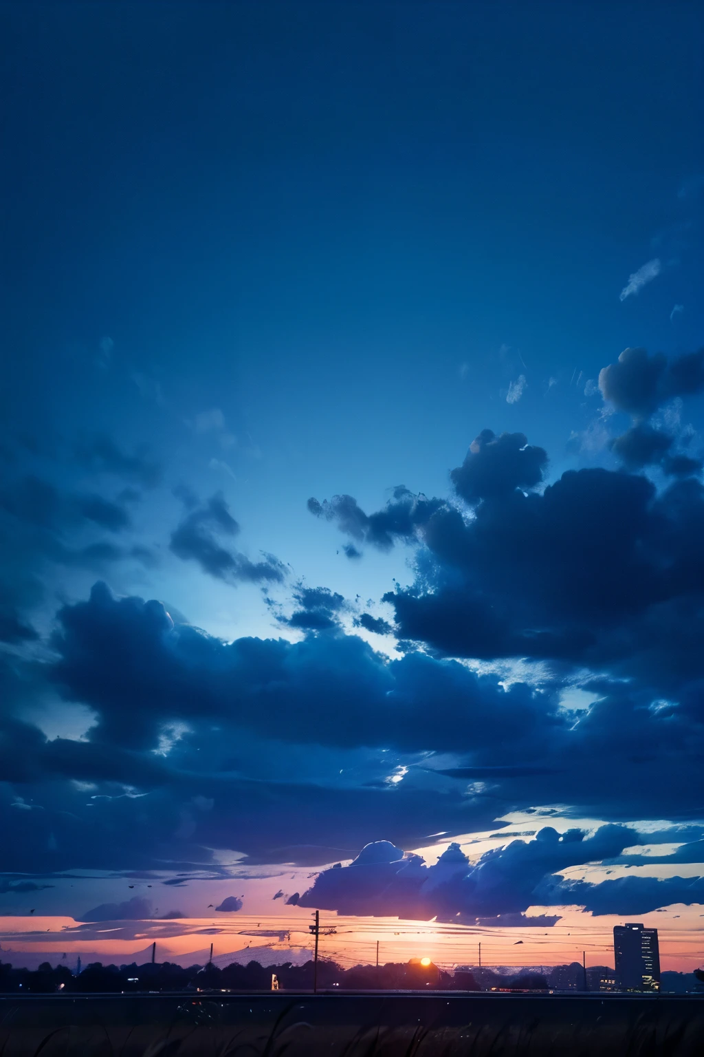 night,Cloudy sky