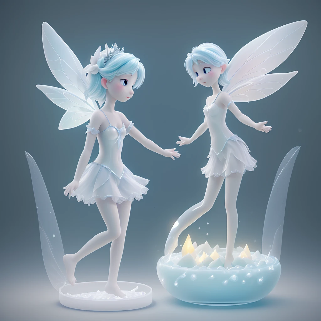 White Fairy shine Transparency Healing effect Calming the mind