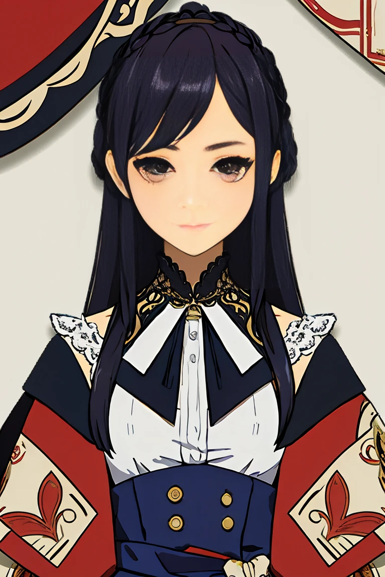 Original character, pattern on clothes, hair accessories, outfit accessories 