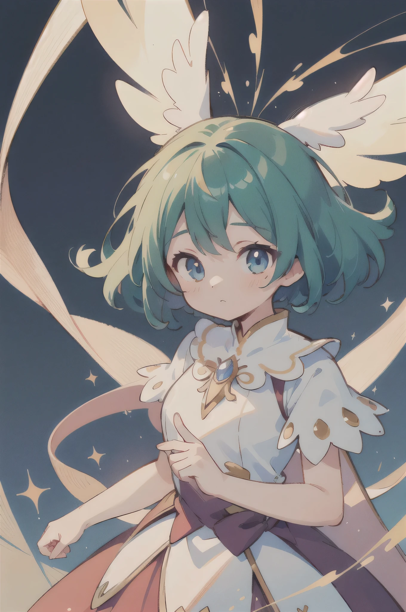 (masterpiece:1.2),(Highest quality),(Very detailed),(High resolution),8K,wallpaper,(1 female:1.5),Anime illustration,Magical girl,Transform,Dazzling Light,cute