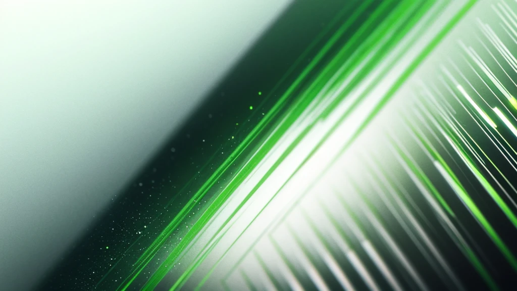 background gradient green white, some particles
