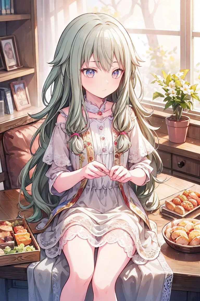 masterpiece、Best image quality、(Front facing)、good feeling、smile,Face the camera、Fluffy hair、Delicate eyes、smile、愛らしい満面のsmile, 最high quality、girl、Looks 20 years old、1 person、masterpiece, Most detailed, high quality、Shiny Hair、Very fine and beautiful bright eyeedium chest、nose blush、Very detailed, clear and beautiful face, Awards, (Anatomically correct)、Reach out、The whole body is visible,View from above,Face Focus